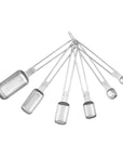 Measuring Spoon Set, Stainless Steel, Set of 6