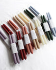 100% Beeswax Dipped Taper Candles | All Natural, Handmade