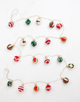 Garland - Embroidered Christmas Balls