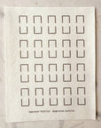 Agnes Martin Mending + Embellishment Transfer