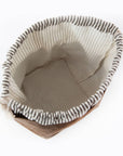 Stylish Waxed Canvas Bin - Medium