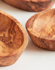 Italian Olivewood Aperitivo Bowls - Set of 4