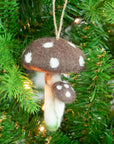 Ornament - Felt Mushrooms