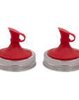 Silicone Oil Cruet Pour Spout Lid for Mason Jars