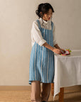 Striped Althea Cross Back Linen Apron – Yarn Dyed Everyday