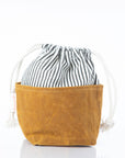 Stylish Waxed Canvas Bin - Small