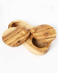 Olive Wood Salt and Pepper Keeper