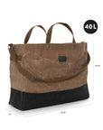 Neelum 40L Giant Tote- Waxed Canvas Bag