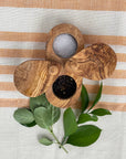 Olive Wood Salt and Pepper Keeper