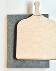 Lava Stone and Pizza Peel Set