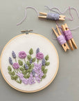 Hand Embroidery KIT - Hawthorne in Lilac