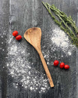 Olive Wood Triangular Shape Cooking Spoon 12"