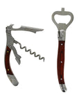 Laguiole Bottle Opener Bar Set with Pakkawood Handles