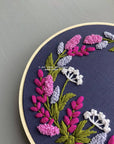 Embroidery Kit - Kensington Periwinkle