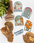 California Poppies Arch Sticker