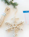 Snowflake Ornament Macrame Kit