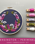 Embroidery Kit - Kensington Periwinkle