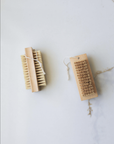 Wooden Double Sided Nail Brush