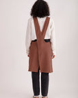 Natural Solid Linen Cross Back Apron