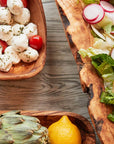 Italian Olivewood Root Salad Bowl