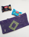Kantha Scrap Flat Zip Pouch