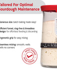 Pro Sourdough Starter Jar 34 Oz
