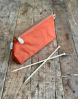Canvas Knitting & Crochet Zip Pouch