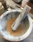 Large Marble Mortar and Pestle