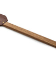 Outset Acacia and Leather Fly Swatter, 17.5" x 4.25"