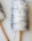 Wool Duster with Wooden Handle