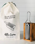 Italian Olivewood Box Cheese Grater