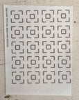 Large Squares - Minimal Mending + Embellishment Transfer