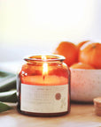 Beeswax Candle: Sweet Orange + Rosemary