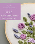 Hand Embroidery KIT - Hawthorne in Lilac