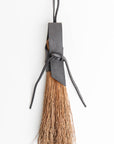 Leather Nesting Broom and Dustpan Set