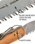 Details of Opinel blades