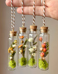 Mix Wildflower Terrarium Christmas Ornament