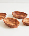 Italian Olivewood Aperitivo Bowls - Set of 4