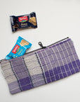 Kantha Scrap Flat Zip Pouch