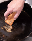 Hard Wood Cast Iron Pan Scraper