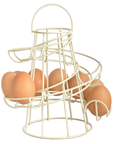 Egg Holder / Egg Skelter in Cream