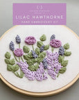 Hand Embroidery KIT - Hawthorne in Lilac