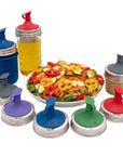 Silicone Oil Cruet Pour Spout Lid for Mason Jars