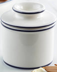 French Butter Bell - Le Bistro Blue Trim