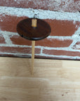 Handmade Local Harwood Top Whorl Drop Spindle