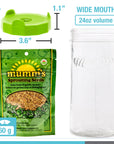 Bean Sprouting Set with Jar, Seeds and Lid