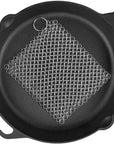 Chainmail Cast Iron Cleaner and Scrubber
