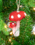 Ornament - Felt Mushrooms