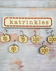 Cast On Counting Numbers Stitch Marker Set