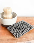 Rectangle Metal Scrubber | Cast Iron & Grill Cleaner